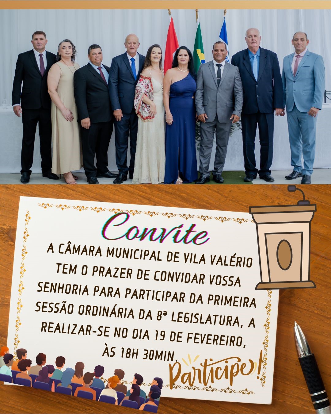 CÂMARA REALIZARÁ PRIMEIRA SESSÃO ORDINÁRIA DA LEGISLATURA